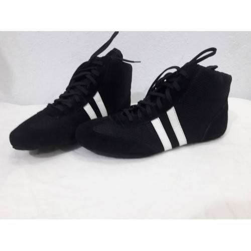 boxing shoes Professional suede leather boot light weight mesh unisex