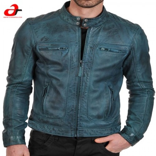 Mens Stylish Fashion Real Leather Jacket For Gents 