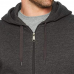Custom Men Fleece Zipper hoodies Grey With Top quality 