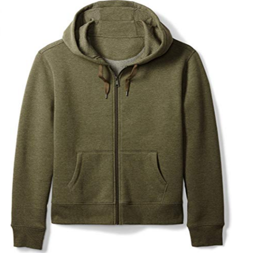 Fleece Hoodies for Men Zipper Lightweight Spring Long Sleeve Active Mens Jackets Sports Full Zip
