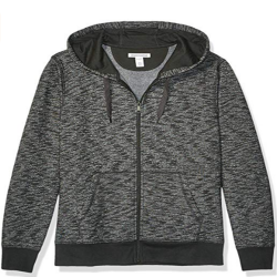 Classic Full-Zip Fleece Hooded Men Zipper Lightweight Spring Long Sleeve Active Mens Jackets Sports Hoodies 