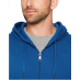 Men's Full-Zip Hooded Men Fleece Long Sleeve Fleece Hip Hop hood with Pockets Hood Black 