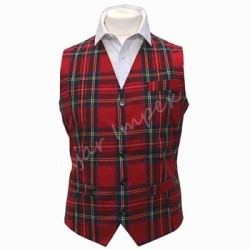 Royal Stewart Tartan WaistCoat