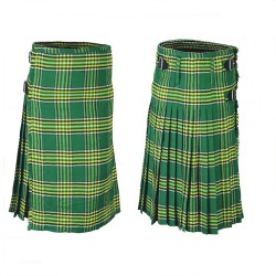 8 YARD TARTAN MENS KILT HIGHLAND TARTAN KILT Irish National 13 OZ