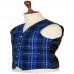 MEN FASHIONS TARTAN WAISTCOAT RAMSEY BLUE