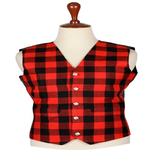 MEN FASHIONS TARTAN WAISTCOAT MaGregor Rob Roy