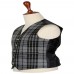 MEN FASHIONS TARTAN WAISTCOAT Grey Wash