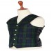 MEN FASHIONS TARTAN WAISTCOAT Black Watch