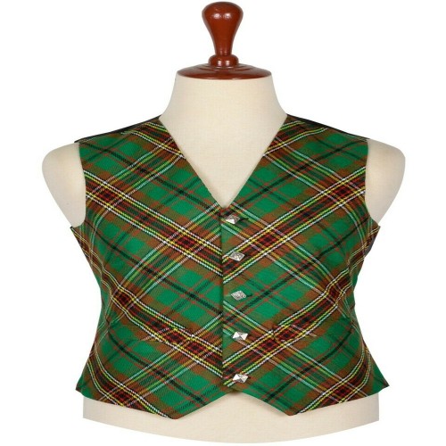 MEN FASHIONS TARTAN WAISTCOAT Tara Murphy 