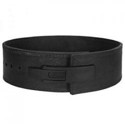 Leaver belt  power belt with dhul black buckle