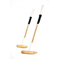 Polo Root cane mallet sticks