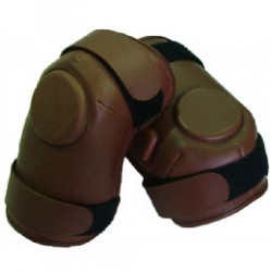 Knee Guard 2 strap Brown