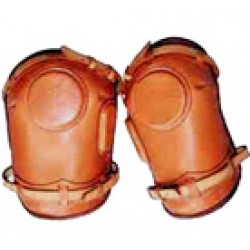 KNEE GUARD 2 STRAP BROWN