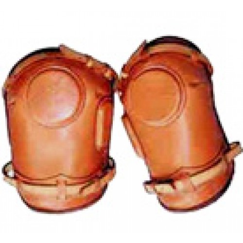 KNEE GUARD 2 STRAP BROWN