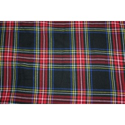 BLACK STEWART Tartan Fabric