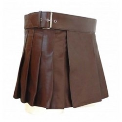 LEATHER KILT TARTAN