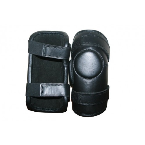 2 Strap Polo & Ridding Knee Guards Leather and Padded For Kids 8 to 15 year age