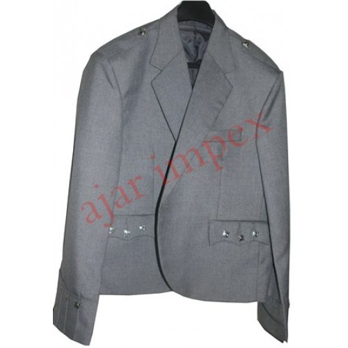 Argyle Tropical mixed wool Jacket with vest