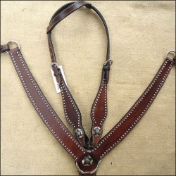 Leather Headstall one ear